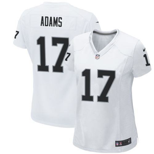 Davante Adams 17 Las Vegas Raiders Women's Game Jersey - White Jersey