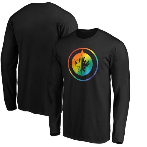 Winnipeg Jets Team Pride Logo Long Sleeve T-Shirt - Black