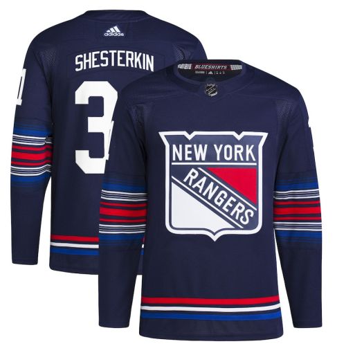 Igor Shesterkin 31 New York Rangers Alternate Primegreen Men Jersey - Navy