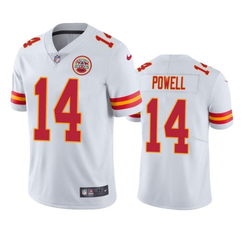 Cornell Powell 14 Kansas City Chiefs White Vapor Limited Jersey