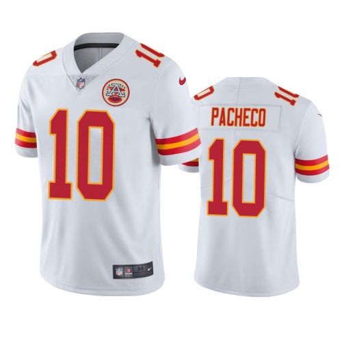 Isaih Pacheco 10 Kansas City Chiefs White Vapor Limited Jersey