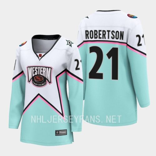 Jason Robertson 21 Dallas Stars 2023 All-Star Game Jersey White Equipment