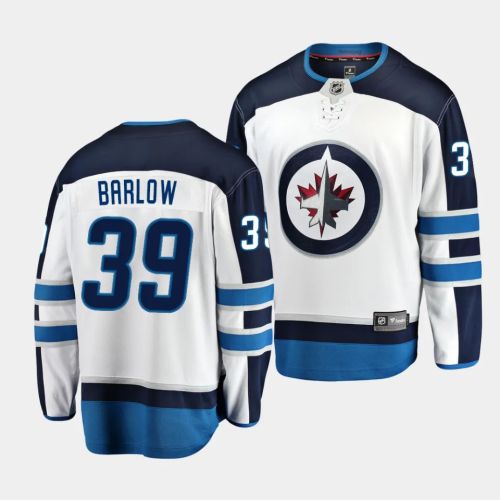 Colby Barlow #39 Winnipeg Jets 2023 NHL Draft Away Breakaway Men Jersey - White