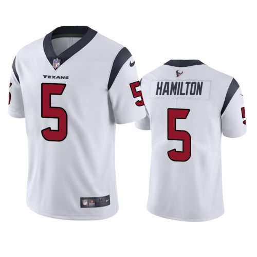 Houston Texans 5 DaeSean Hamilton White Jersey