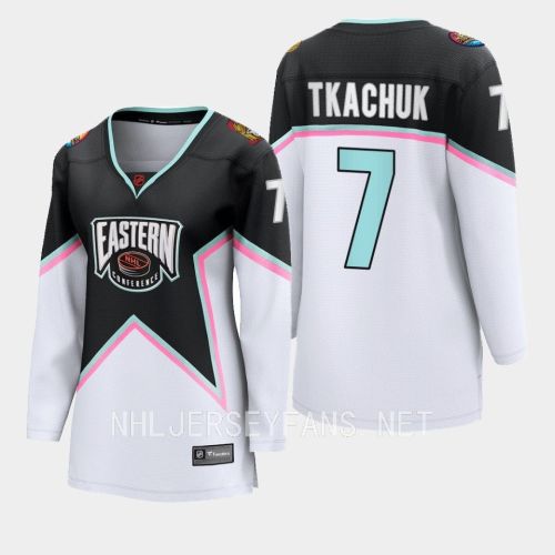 Brady Tkachuk 7 Ottawa Senators Black 2023 All-Star Eastern Conference Jersey Women