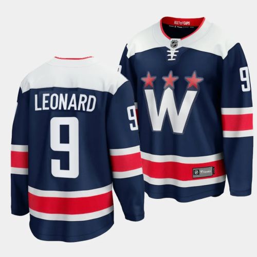 Ryan Leonard #9 Washington Capitals 2023 NHL Draft Alternate Men Jersey - Navy