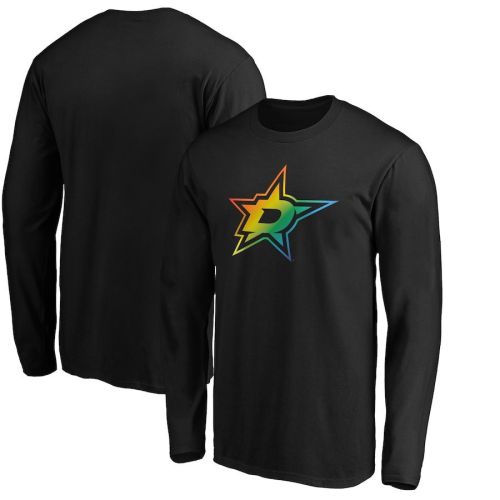 Dallas Stars Team Pride Logo Long Sleeve T-Shirt - Black