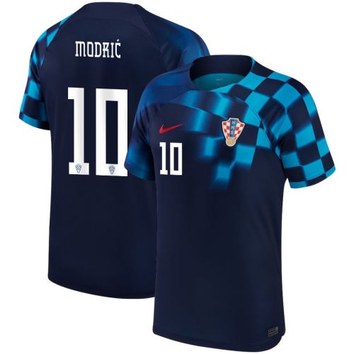 Croatia National Team 2022-23 Qatar World Cup Luka Modrić 10 - Away Men Jersey