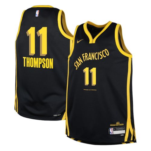 Klay Thompson 11 Golden State Warriors 2023/24 City Edition Swingman YOUTH Jersey - Black