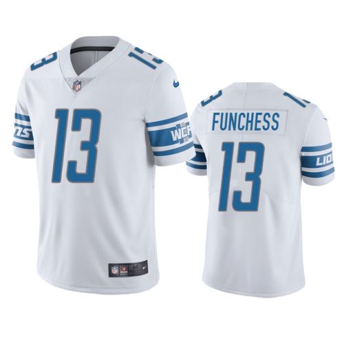 Detroit Lions Funchess 13 White Vapor Limited Jersey