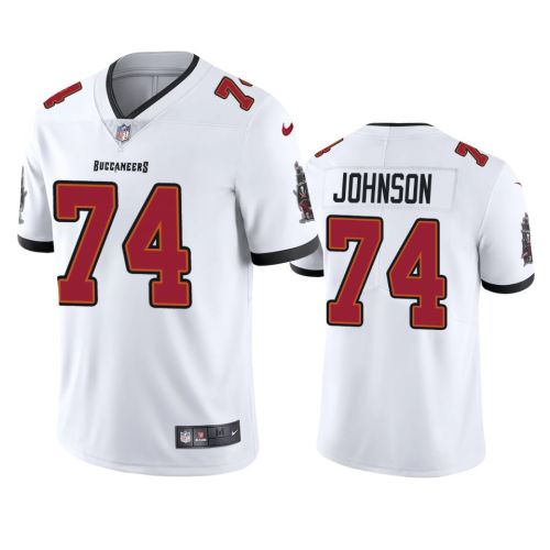 Tampa Bay Buccaneers Johnson 74 White Vapor Limited Jersey