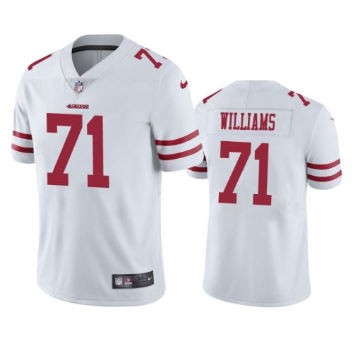 San Francisco 49ers Trent Williams White Vapor Untouchable Limited Jersey