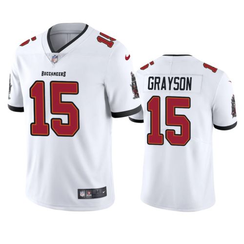 Cyril Grayson 15 Tampa Bay Buccaneers White Vapor Limited Jersey