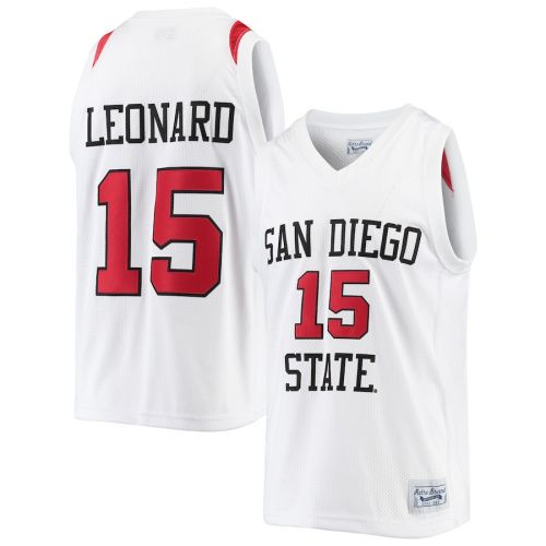 Kawhi Leonard 15 San Diego State Aztecs Basketball Jersey - Men White