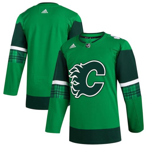 Calgary Flames 2023 St. Patrick's Day Primegreen Men Jersey - Kelly Green