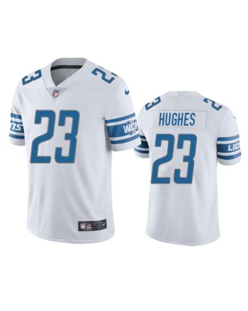 Detroit Lions Mike Hughes 23 White Vapor Limited Jersey - Men's