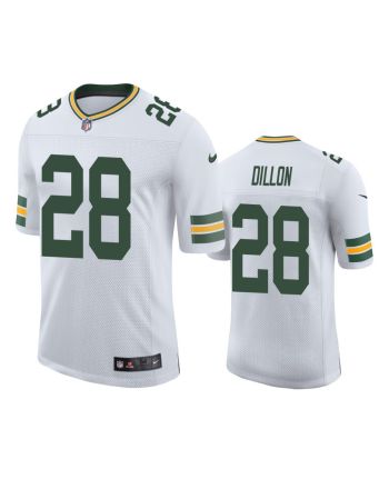 Green Bay Packers A.J. Dillon 28 White Vapor Limited Jersey