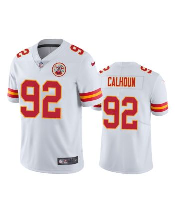 Shilique Calhoun 92 Kansas City Chiefs White Vapor Limited Jersey