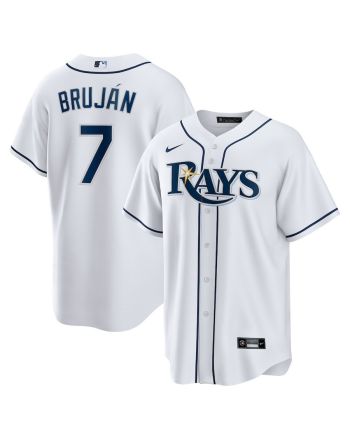 Vidal Bruján 7 Tampa Bay Rays Home Team Men Jersey - White