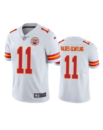 Marquez Valdes-Scantling 11 Kansas City Chiefs White Vapor Limited Jersey