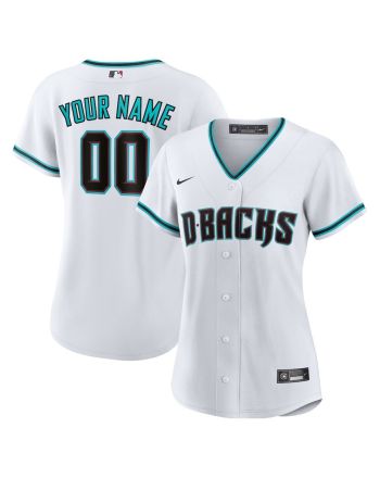 Arizona Diamondbacks Women's Home Custom Jersey - White