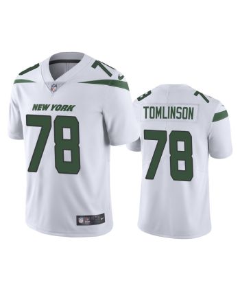 New York Jets Laken Tomlinson 78 White Vapor Limited Jersey