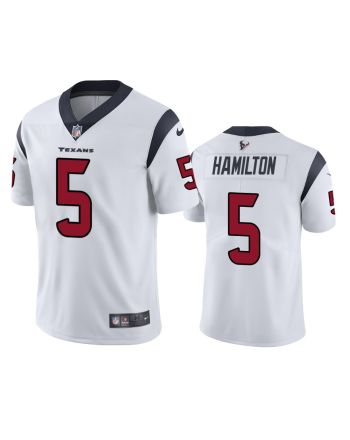 Houston Texans 5 DaeSean Hamilton White Jersey