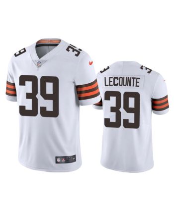 Richard LeCounte 39 Cleveland Browns White Vapor Limited Jersey