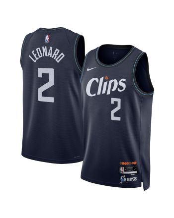 Kawhi Leonard 2 LA Clippers 2023/24 City Edition Swingman Jersey - Navy