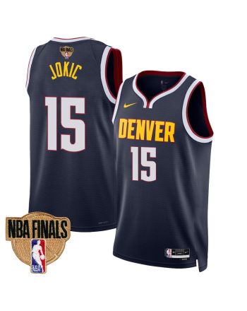 Nikola Jokic 15 Denver Nuggets Final Champions 2023 Swingman YOUTH Jersey - Black