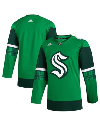 Seattle Kraken 2023 St. Patrick's Day Primegreen Men Jersey - Kelly Green