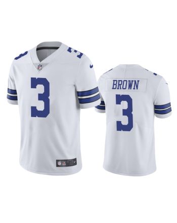 Dallas Cowboys Anthony Brown 3 White Vapor Limited Jersey - Men's