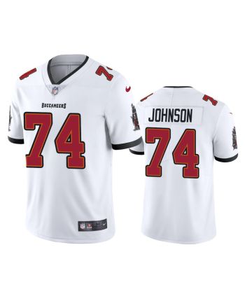 Tampa Bay Buccaneers Johnson 74 White Vapor Limited Jersey