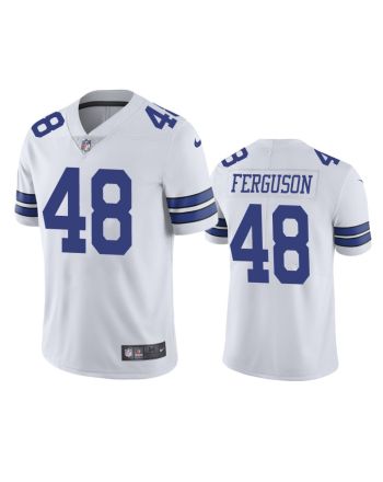 Dallas Cowboys Jake Ferguson 48 White Vapor Limited Jersey