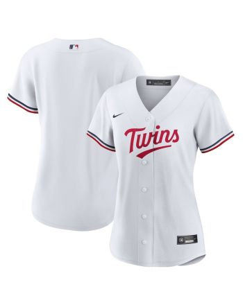 Minnesota Twins Women's Home Team Logo Jersey - White