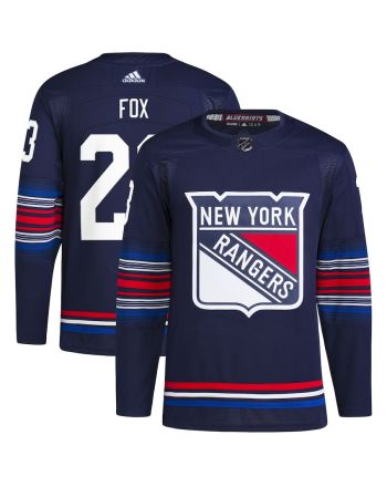 Adam Fox 23 New York Rangers Alternate Primegreen Men Jersey - Navy