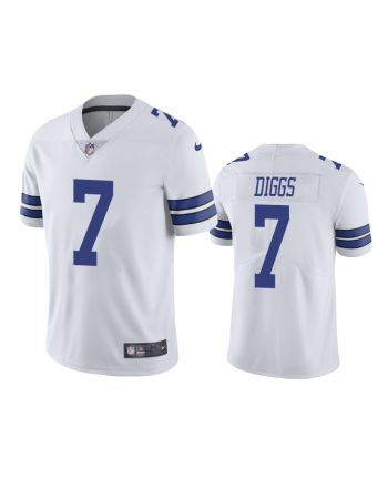 Trevon Diggs 7 Dallas Cowboys White Vapor Limited Jersey