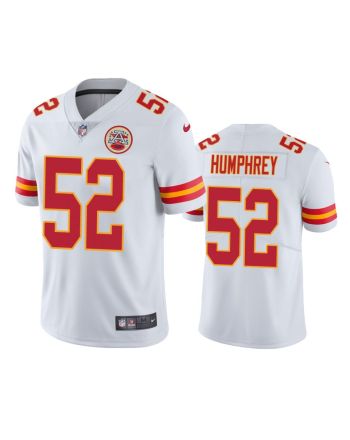 Creed Humphrey 52 Kansas City Chiefs White Vapor Limited Jersey