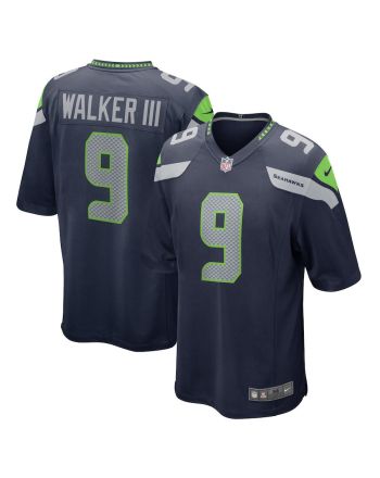 Kenneth Walker III 9 Seattle Seahawks Men Game Jersey - Navy