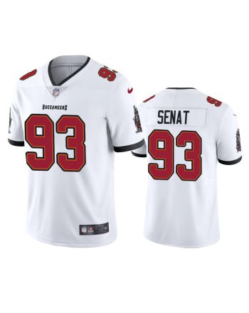 Men's JerseyDeadrin Senat 93 Tampa Bay Buccaneers White Vapor Limited Jersey