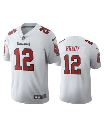 Tom Brady 12 Tampa Bay Buccaneers White Vapor Limited Jersey